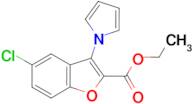 ethyl 5-chloro-3-(1H-pyrrol-1-yl)-1-benzofuran-2-carboxylate