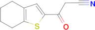 3-oxo-3-(4,5,6,7-tetrahydro-1-benzothiophen-2-yl)propanenitrile