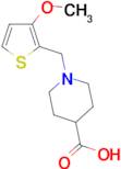 1-[(3-methoxythien-2-yl)methyl]piperidine-4-carboxylic acid