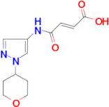 4-oxo-4-[(1-tetrahydro-2H-pyran-4-yl-1H-pyrazol-4-yl)amino]but-2-enoic acid