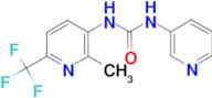 N-[2-methyl-6-(trifluoromethyl)pyridin-3-yl]-N'-pyridin-3-ylurea