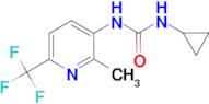 N-cyclopropyl-N'-[2-methyl-6-(trifluoromethyl)pyridin-3-yl]urea