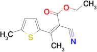 ethyl 2-cyano-3-(5-methylthien-2-yl)but-2-enoate