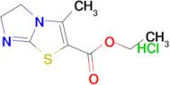 ethyl 3-methyl-5,6-dihydroimidazo[2,1-b][1,3]thiazole-2-carboxylate hydrochloride