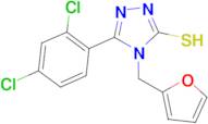 5-(2,4-dichlorophenyl)-4-(2-furylmethyl)-4H-1,2,4-triazole-3-thiol