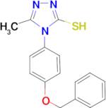 4-[4-(benzyloxy)phenyl]-5-methyl-4H-1,2,4-triazole-3-thiol