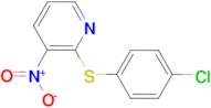 2-[(4-chlorophenyl)thio]-3-nitropyridine