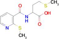 4-(methylthio)-2-({[2-(methylthio)-3-pyridyl]carbonyl}amino)butanoic acid