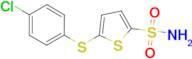 5-[(4-chlorophenyl)thio]thiophene-2-sulfonamide