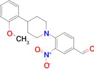 4-[4-(2-methoxyphenyl)piperidino]-3-nitrobenzaldehyde