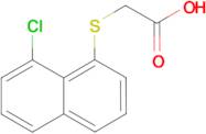 2-[(8-chloro-1-naphthyl)thio]acetic acid