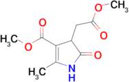 methyl 4-(2-methoxy-2-oxoethyl)-2-methyl-5-oxo-4,5-dihydro-1H-pyrrole-3-carboxylate