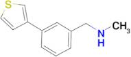 N-methyl-N-(3-thien-3-ylbenzyl)amine