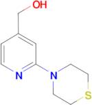 (2-thiomorpholin-4-ylpyridin-4-yl)methanol