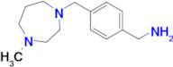 1-{4-[(4-methyl-1,4-diazepan-1-yl)methyl]phenyl}methanamine