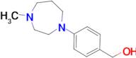 [4-(4-methyl-1,4-diazepan-1-yl)phenyl]methanol