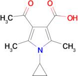 4-acetyl-1-cyclopropyl-2,5-dimethyl-1H-pyrrole-3-carboxylic acid