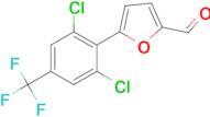 5-[2,6-dichloro-4-(trifluoromethyl)phenyl]-2-furaldehyde