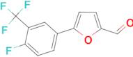 5-[4-fluoro-3-(trifluoromethyl)phenyl]-2-furaldehyde