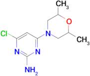 4-chloro-6-(2,6-dimethylmorpholin-4-yl)pyrimidin-2-amine