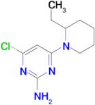 4-chloro-6-(2-ethylpiperidin-1-yl)pyrimidin-2-amine