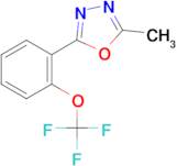 2-methyl-5-[2-(trifluoromethoxy)phenyl]-1,3,4-oxadiazole