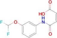 (2Z)-4-{[3-(difluoromethoxy)phenyl]amino}-4-oxobut-2-enoic acid