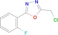2-(chloromethyl)-5-(2-fluorophenyl)-1,3,4-oxadiazole