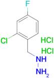 [(2-chloro-4-fluorophenyl)methyl]hydrazine dihydrochloride