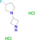 (3R)-1-(azetidin-3-yl)-3-fluoropyrrolidine dihydrochloride