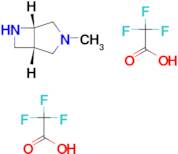 (1S,5S)-3-methyl-3,6-diazabicyclo[3.2.0]heptane; bis(trifluoroacetic acid)