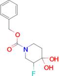 benzyl 3-fluoro-4,4-dihydroxypiperidine-1-carboxylate