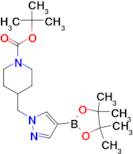tert-butyl 4-{[4-(tetramethyl-1,3,2-dioxaborolan-2-yl)-1H-pyrazol-1-yl]methyl}piperidine-1-carboxylate