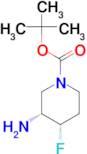 tert-butyl (3R,4S)-3-amino-4-fluoropiperidine-1-carboxylate