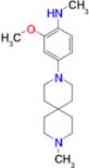 2-methoxy-N-methyl-4-{9-methyl-3,9-diazaspiro[5.5]undecan-3-yl}aniline