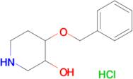 4-(benzyloxy)piperidin-3-ol hydrochloride