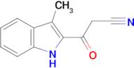 3-(3-methyl-1H-indol-2-yl)-3-oxopropanenitrile