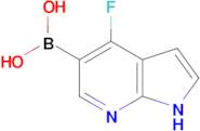 {4-fluoro-1H-pyrrolo[2,3-b]pyridin-5-yl}boronic acid