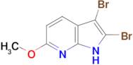 2,3-dibromo-6-methoxy-1H-pyrrolo[2,3-b]pyridine