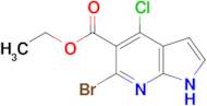 ethyl 6-bromo-4-chloro-1H-pyrrolo[2,3-b]pyridine-5-carboxylate