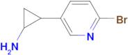 (1S,2R)-rel-2-(6-bromopyridin-3-yl)cyclopropan-1-amine dihydrochloride