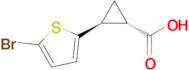 (1S,2S)-rel-2-(5-bromothiophen-2-yl)cyclopropane-1-carboxylic acid