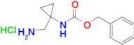 benzyl N-[1-(aminomethyl)cyclopropyl]carbamate hydrochloride