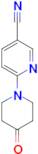 6-(4-oxopiperidin-1-yl)pyridine-3-carbonitrile