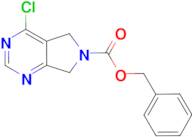 benzyl 4-chloro-5H,6H,7H-pyrrolo[3,4-d]pyrimidine-6-carboxylate