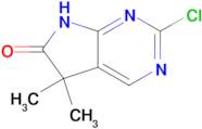 2-chloro-5,5-dimethyl-5H,6H,7H-pyrrolo[2,3-d]pyrimidin-6-one