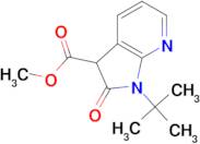 methyl 1-tert-butyl-2-oxo-1H,2H,3H-pyrrolo[2,3-b]pyridine-3-carboxylate