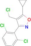 4-(chloromethyl)-5-cyclopropyl-3-(2,6-dichlorophenyl)-1,2-oxazole