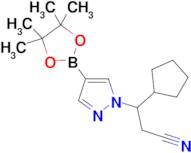 3-cyclopentyl-3-[4-(4,4,5,5-tetramethyl-1,3,2-dioxaborolan-2-yl)-1H-pyrazol-1-yl]propanenitrile