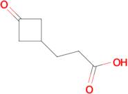 3-(3-oxocyclobutyl)propanoic acid